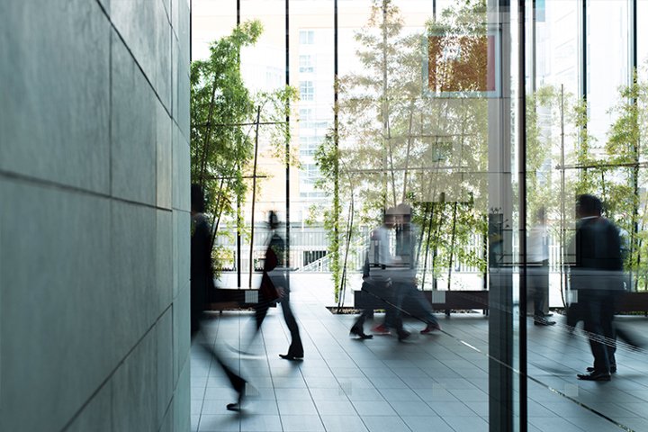 Signing documents at a business meeting